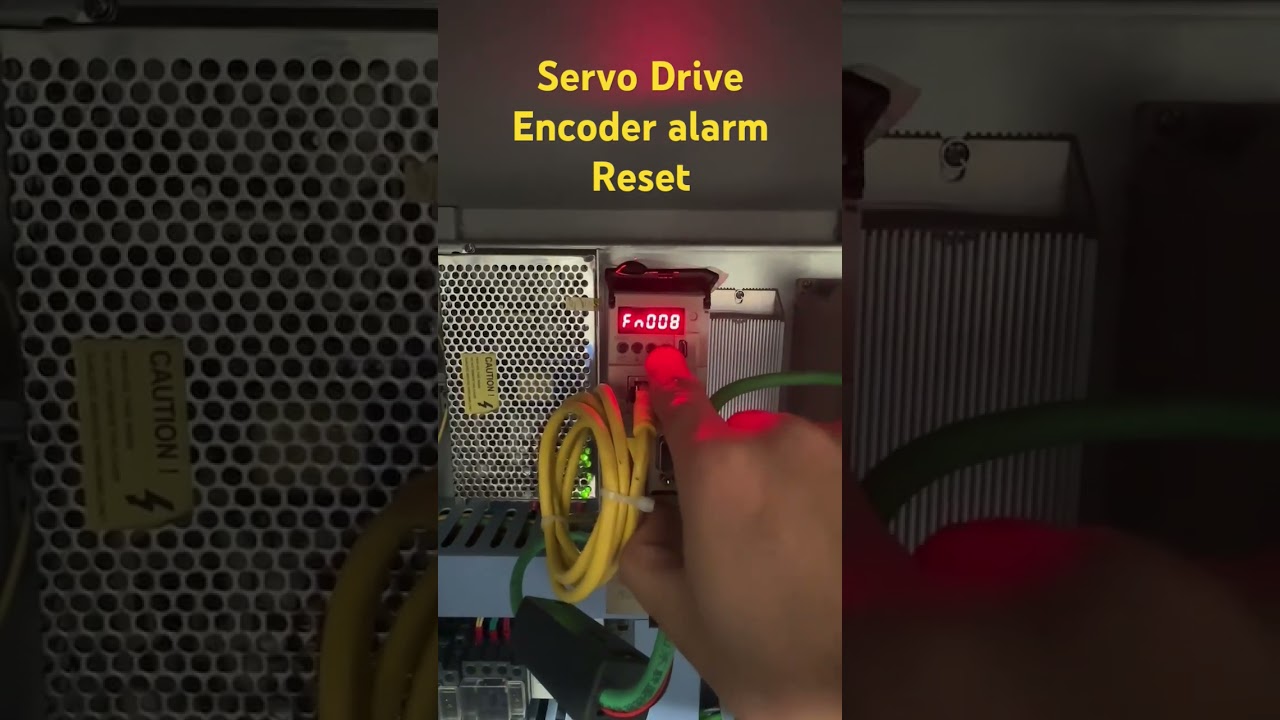 Servo Drive me alarm reset kaise kre # Spark Tech Electrical , By MD.Makbul