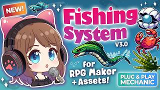 Бесплатная система мини-игр в рыбалку для RPG Maker + ресурсы 🎣 (Добавьте это в свою игру!) RPGツクール screenshot 5