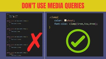 Make Responsive Text In 1 Minute | Media Queries vs Clamp Function | Web Development Tutorial