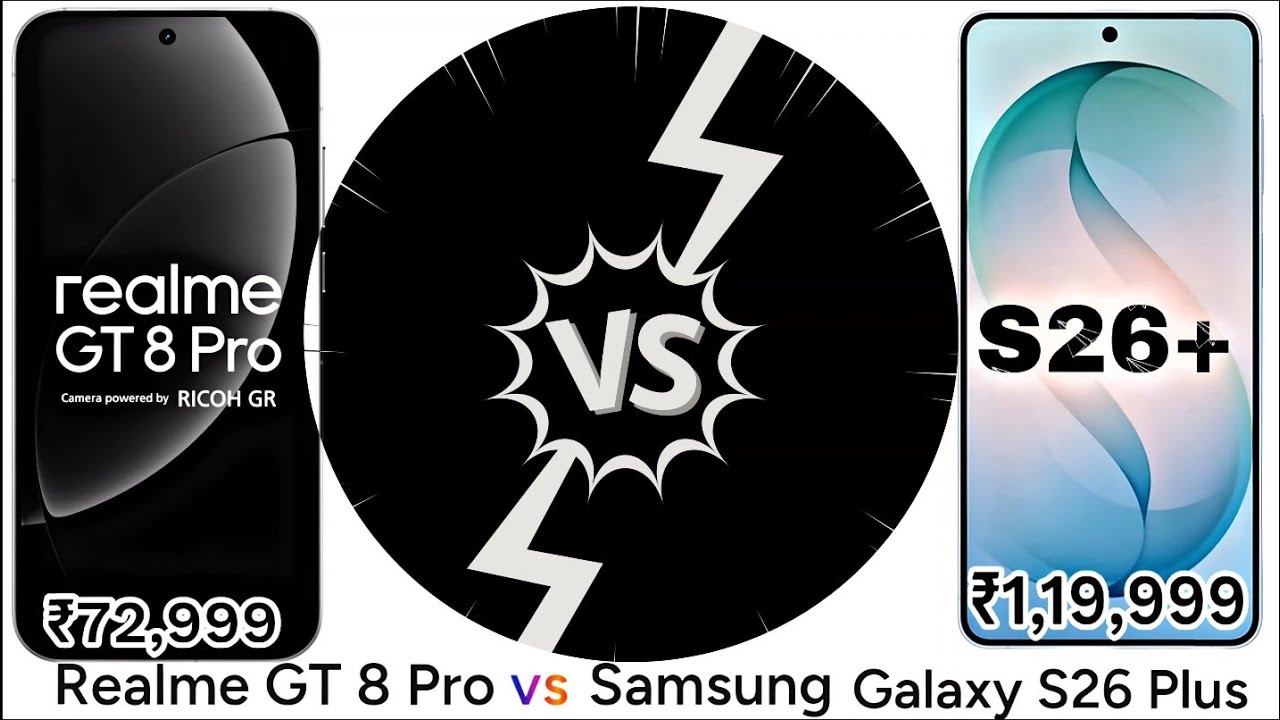 Which Phone WINS Realme GT 8 PRO or Samsung Galaxy S26 Plus?