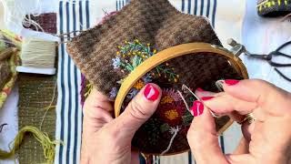 A Few Early Morning Stitches with Betty Davis #embroidery #handembroidery
