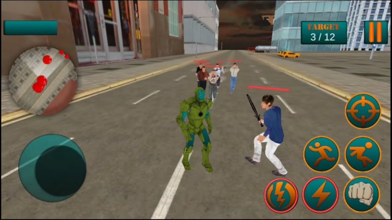 Flying Iron Super hero Gangster City Battle | Iron Hero Crime Battle | Android GamePlay