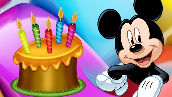 Feliz Cumpleaños con Mickey Mouse Canción Original Tradicional para Niños 