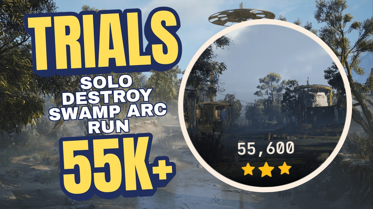 Arc Riders Riders Swamp Solo Destroy ARC Enemies In The Swamp Trials Run 55K+ | ARC Raiders ...