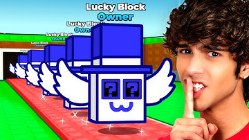 I Got 100 *OWNER* LUCKY BLOCKS in Steal a Brainrot…