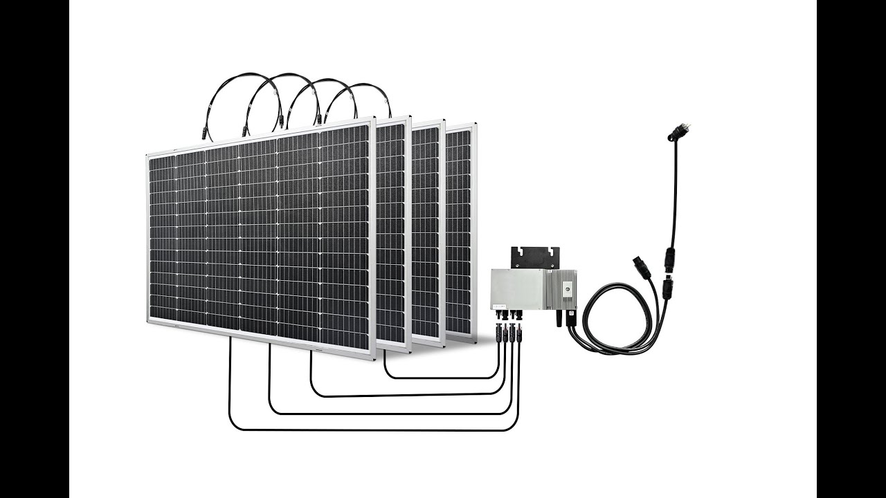 Lightweight 300W 600W Plug&Play Balcony Solar System Solution # ...