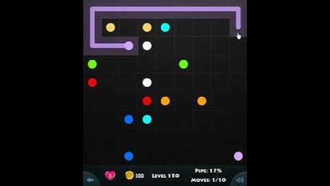 flow game facebook - beginners pack level 150 Connect the dots