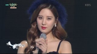 [kbs world] 뮤직뱅크 - 소녀시대-태티서, 트윙클 했던 그녀들이 겨울의 산타로 돌아왔다 ‘Dear Santa’.20151204