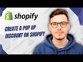 How To Create A Pop up Discount On Shopify [2026 Guide]