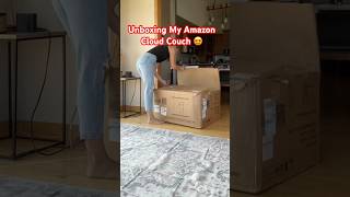Unboxing My Amazon Cloud Couch 😍 | The Comfiest Sectional Ever! #AmazonFinds #homedecor