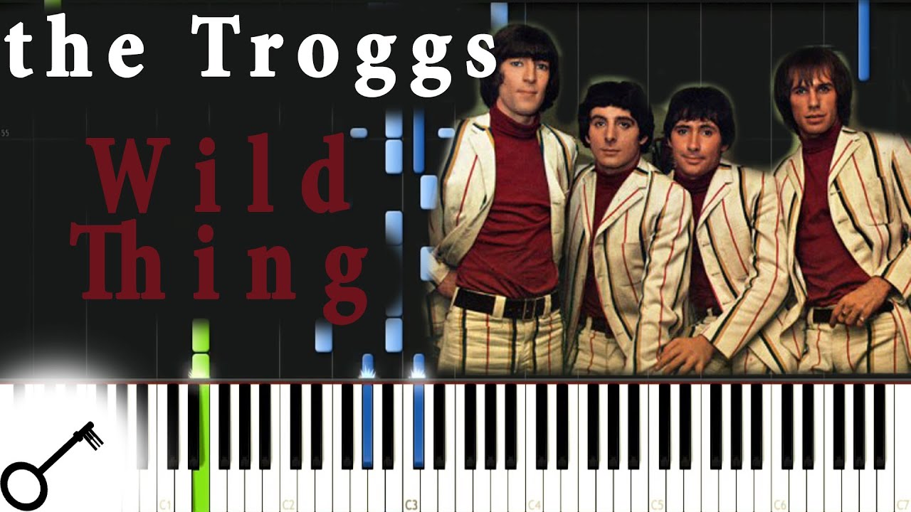 Troggs - Wild Thing [Piano Tutorial] Synthesia | passkeypiano