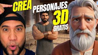 GRATIS: CÓMO HACER PERSONAJES ANIMADOS 3D para historias con IA en Google Flow