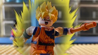 Goku Goes Super Saiyan Lego Stop Motion Dragonball Z