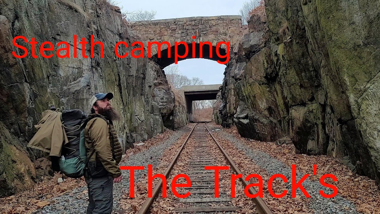 Stealth camping on closed train tracks