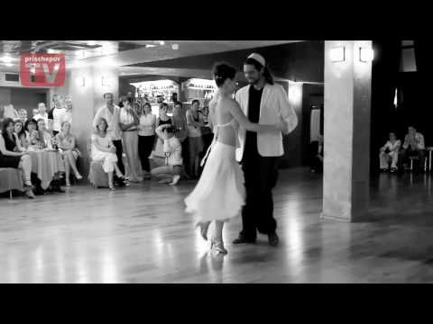 Mila Vigdorova and Daniel Tuero, Russia, Moscow, Milonga in "Art Cafe Durov", 20.09.2009 2