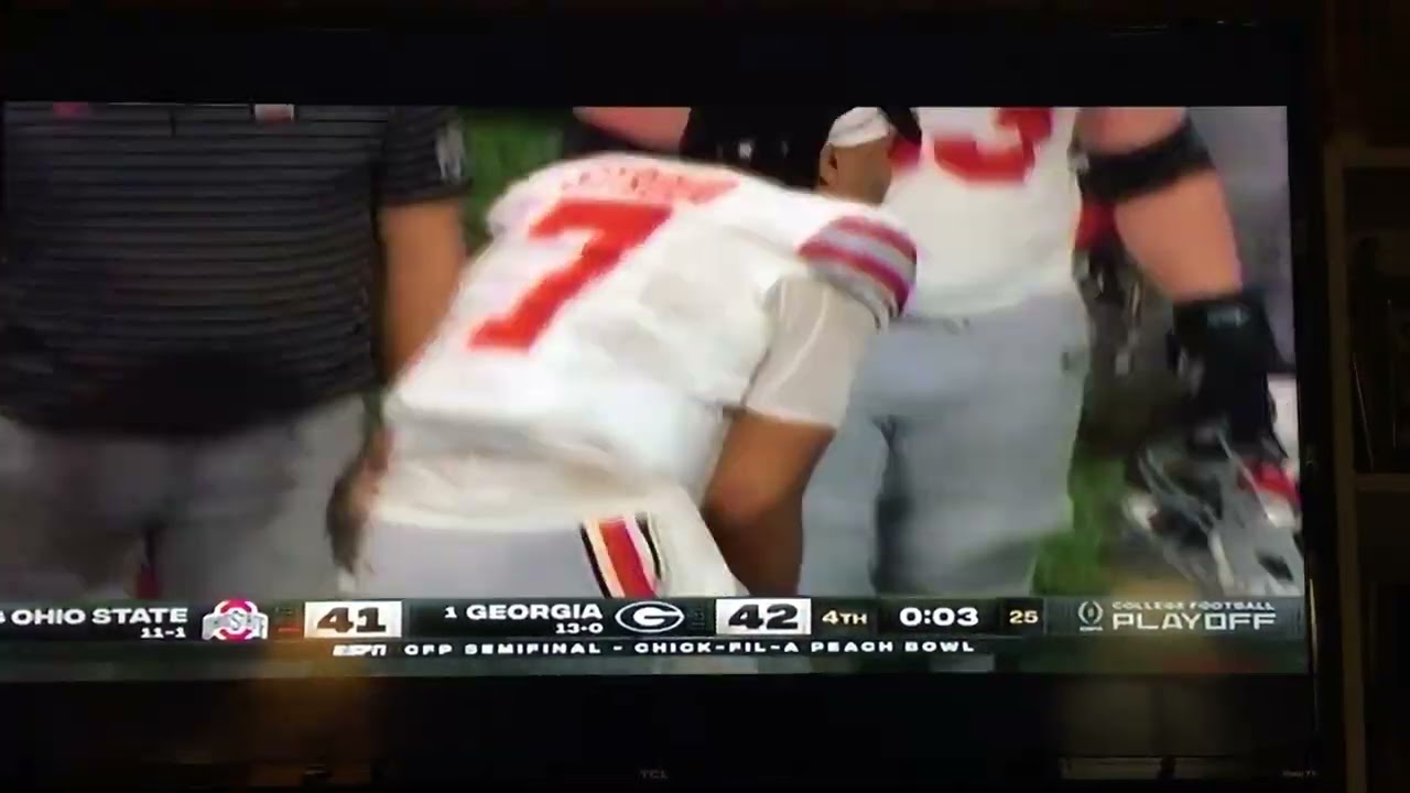 Georgia Wins 2022 Peach Bowl reaction