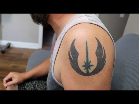 Tiny Jedi symbol  Fishink Tattoo