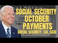 Social Security Payments in October 2023 | Social Security, SSI, SSDI Payment Schedule