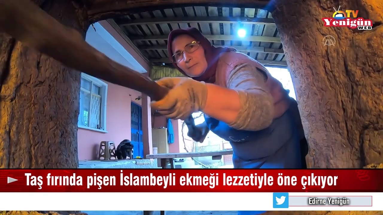 Taş fırında pişen İslambeyli ekmeği lezzetiyle öne çıkıyor