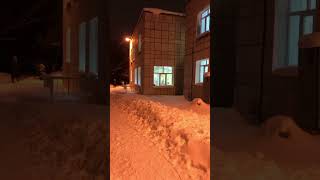 Nursery School In Russia Full Of Snow In Winter. Great Teachers And Great Facilities For Free