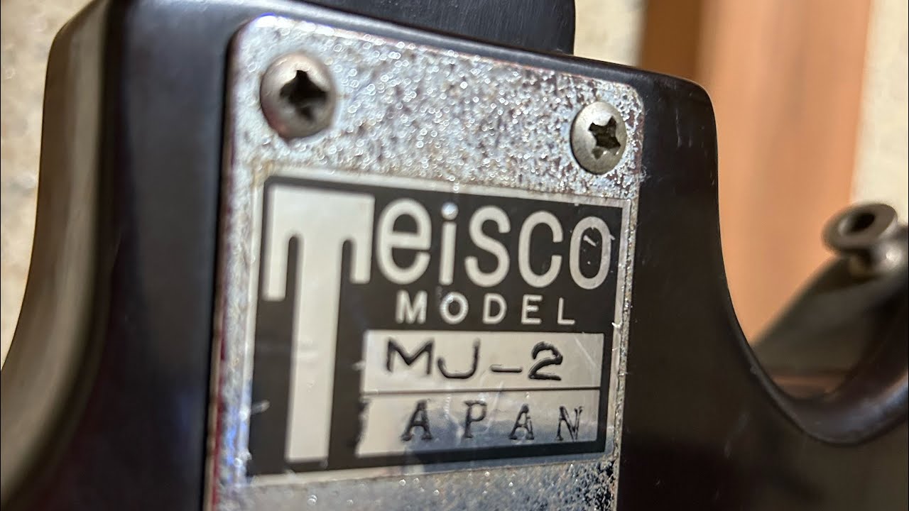 Teisco MJ-2 junkyard find vintage Japanese guitar - YouTube