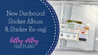 Long Chatty Sticker Storage Reorganization Video