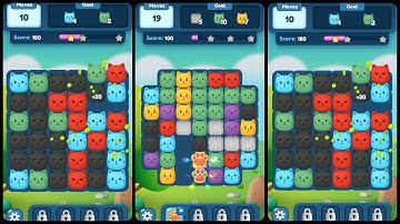 Meow Mania World: Pop Blocks Gameplay Android
