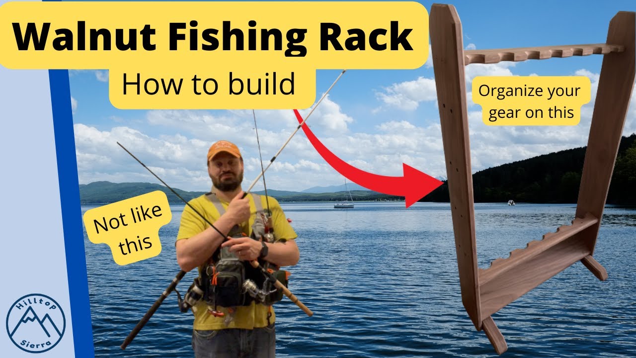 Ultimate Fishing Pole Rack REVEAL Watch as We Craft the PERFECT Rod Holder from Start to Finish!