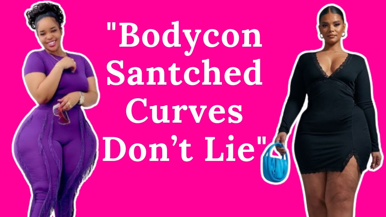 Black Curvy Girls Dazzle in Bodycons With Ease, Curvy Models and Plus