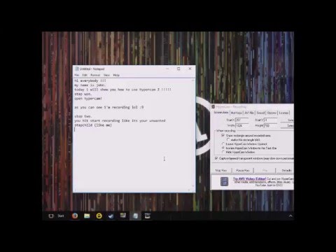 hypercam 2 tutorial