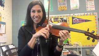 How to move the bow across the strings on a Violin or Viola