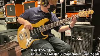 ベース BLACK SMOKER BetaJ5Trad Master SonicBlue Black Smoker BETA-J4 Trad Master Medium Aged '60s Sonic Blue【現品