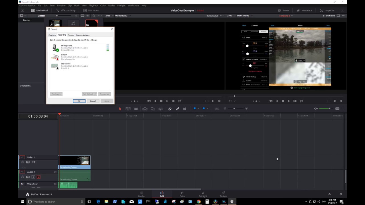 Davinci Resolve 14 Voice Over Tutorial YouTube