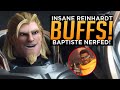 Overwatch: INSANE Reinhardt BUFFS! - Baptiste NERFED!