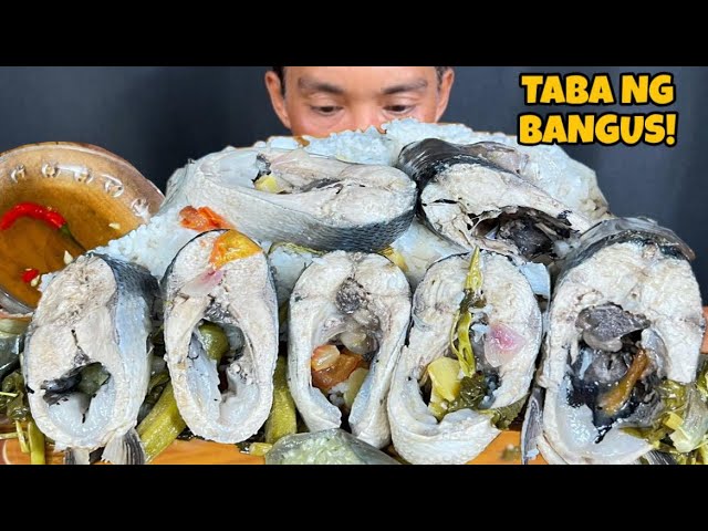 TABA ng BANGUS Mukbang ASMR | Filipino Sinigang Mukbang Philippines