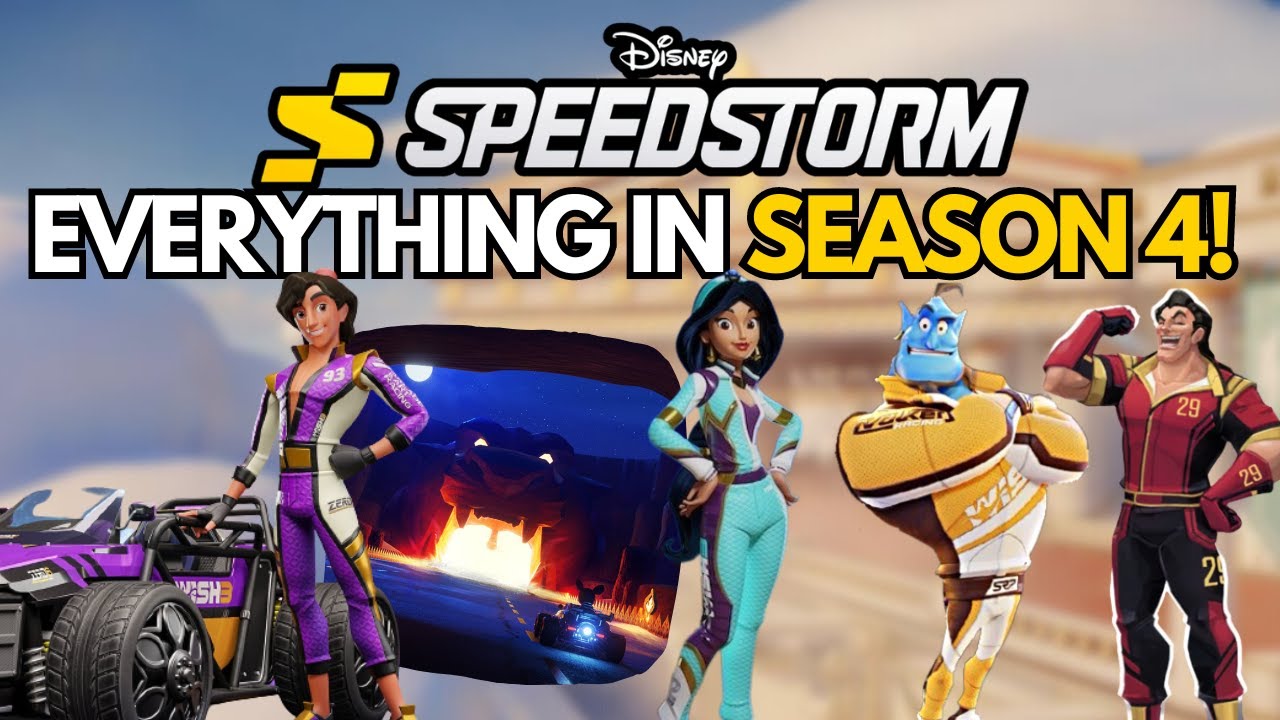 Disney Speedstorm Season 4 The Cave of Wonders Available Now