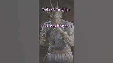 Day 23 of making a Skyrim Follower Mod - AI Packages #skyrimmodding #modding