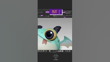 PART 2 - Sculpting a Cute Dragon in ZBrush – Character 3D Modeling | Full Video Available!