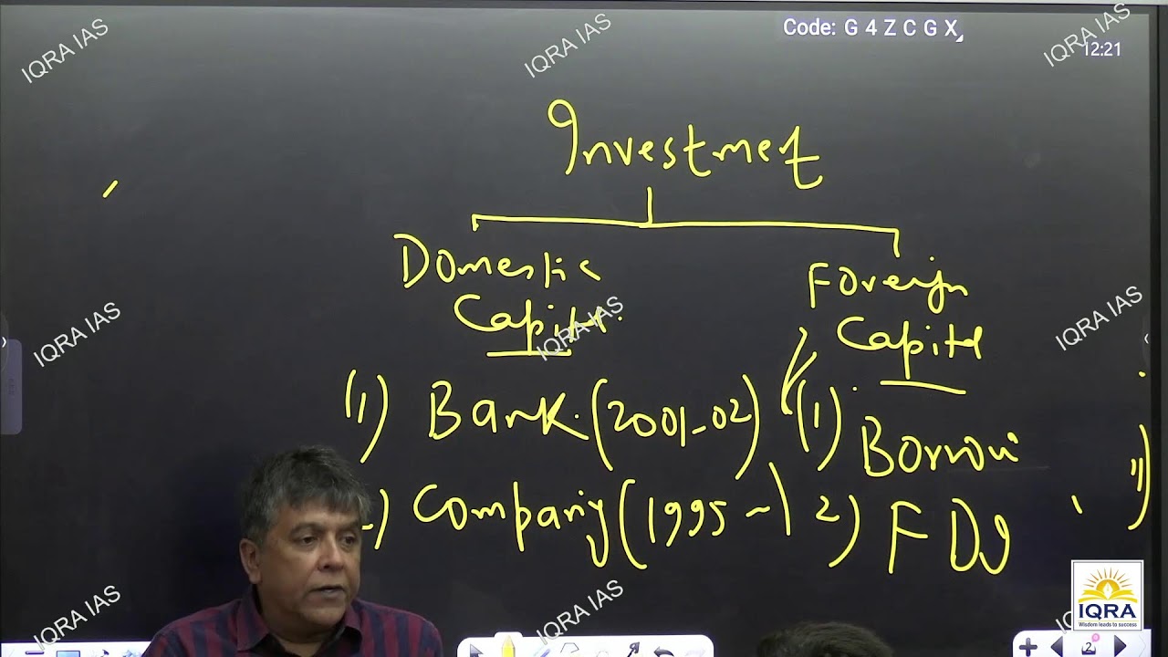26th March NCERT Plus GS Batch @ IQRAIAS KANPUR Dr SK Jha Sir Economics
