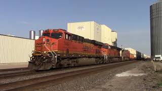 BNSF Train Action - Between Fargo, ND and Staples. MN