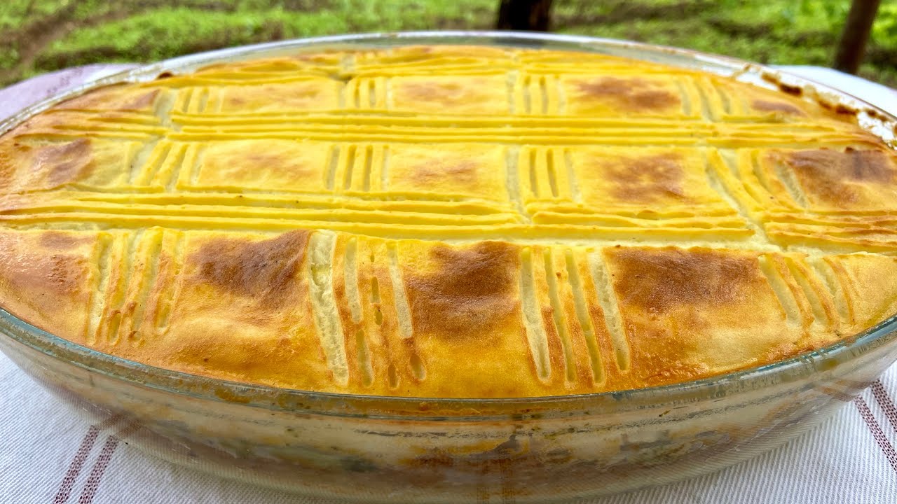 ADORO este modo DIFERENTE de fazer Empadão de Carne!