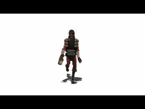 what happens when the Demoman sees a happy unicorn dancing on a  magic rainbow ?