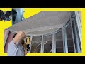 ✅ How to Make a Curved Drywall Partition 👉 with Metal Studs