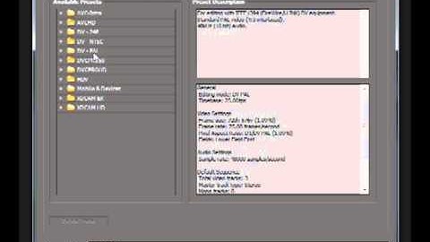 Opening Adobe CS4- new project