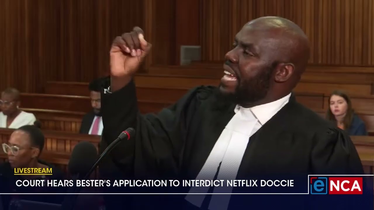 Court hears Bester's application to interdict Netflix doccie