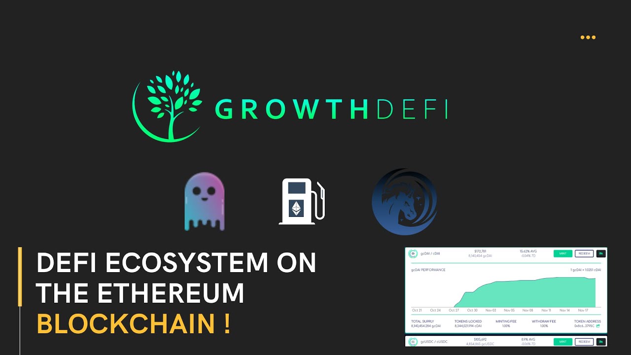 GROWTH DeFi ecosystem The Best Crypto in Ethereum blockchain !