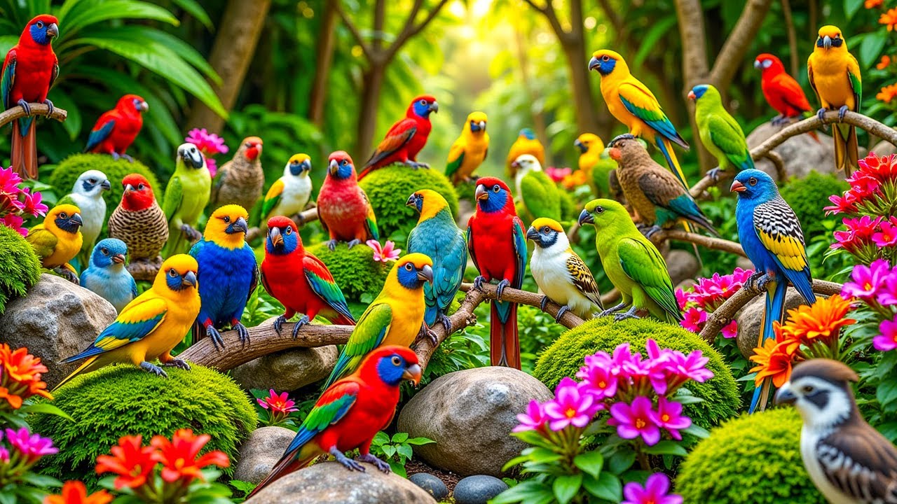 Самые красочные птицы в мире – потрясающая природа и расслабляющие песни птиц для снятия стресса