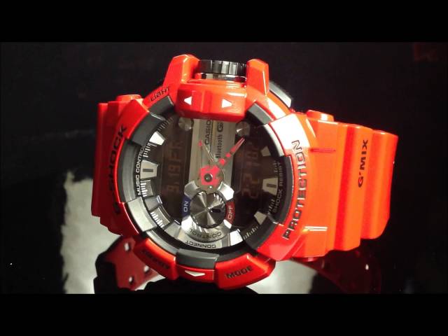 スマートフォンと連携するCASIO G-SHOCK G'MIX カシオ腕時計 GBA-400