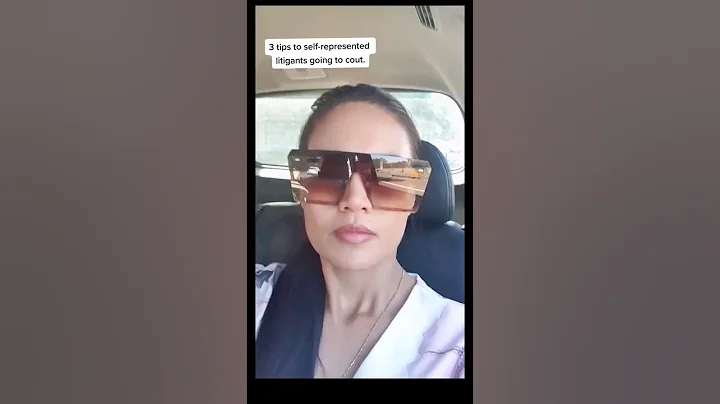 3 tips to Self-represented litigants going to Court.