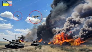 RUSSIA LOSES THE MOST POWERFUL TANK IN THE WORLD! US F-16s Destroy 7 of Russia's Strongest Tanks